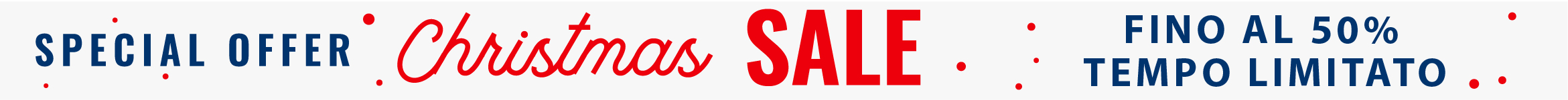 Speciale Natale fino al 50% di sconto